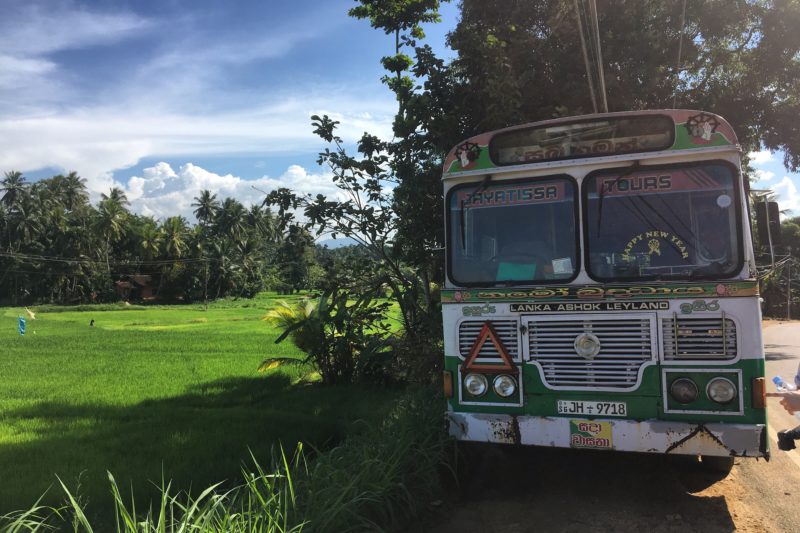 “Ayu Bowan”: Itinerary and transportation in Sri Lanka