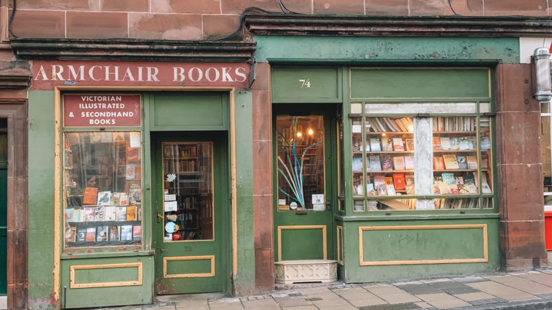 Visite à travers les librairies d’Édimbourg